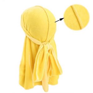 Durag Velour  Jaune | Durags