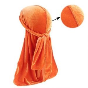 Durag Velour  Orange | Durags