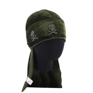 Durag Velours Green Pirate