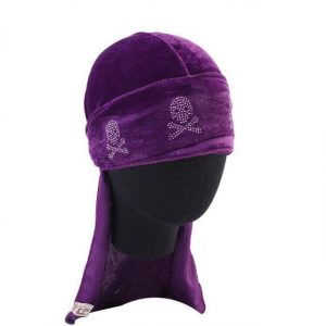 Durag Velours Purple Pirate